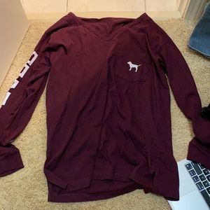 PINK long sleeve tee